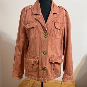 VINTAGE Old Navy Women's Terracotta Utility Jacket